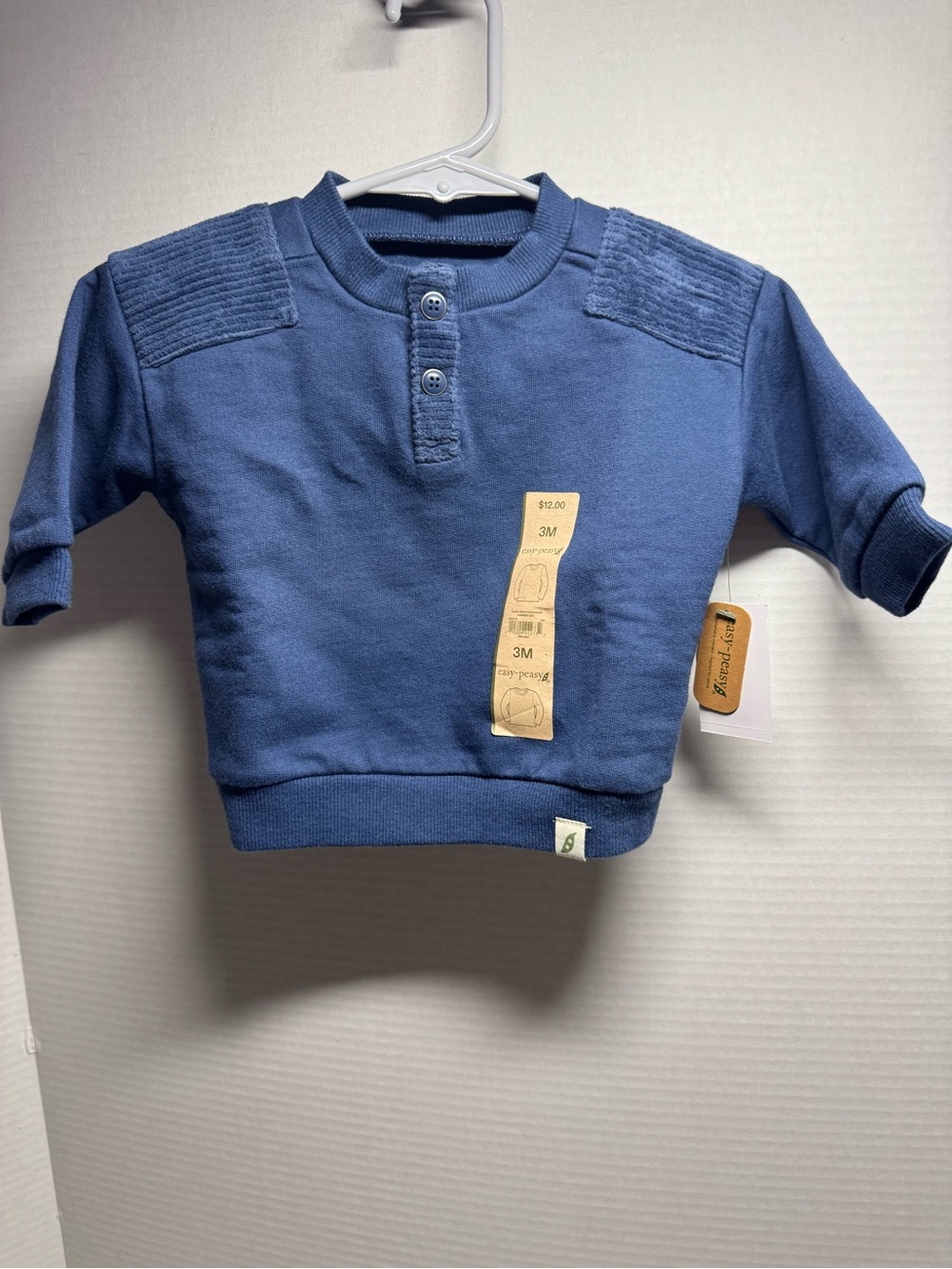 Easy Peasy Toddler 3M Blue Pullover Sweatshirt